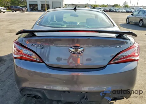 2013 Hyundai Genesis Coupe 2.0T from USA, damaged, VIN KMHHT6KD6DU109845